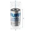 UFI 24 H2O 02 Yakıt Filtresi 1337724080 uygun fiyat hızlı kargo