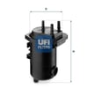 UFI 24 014 00 Yakıt Filtresi 8200186217 uygun fiyat hızlı kargo