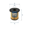 UFI 26 690 00 Yakıt Filtresi 15412 84CT1 uygun fiyat hızlı kargo