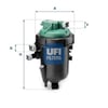 UFI 55 178 00 Yakıt Filtresi 51773591 uygun fiyat hızlı kargo