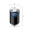 UFI 31 500 00 Yakıt Filtresi 1H0201511A uygun fiyat hızlı kargo