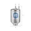 UFI 3195901 Yakıt Filtresi 2N0127401Q uygun fiyat hızlı kargo