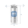 UFI 31 953 00 Yakıt Filtresi 4F0127401H uygun fiyat hızlı kargo