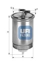 UFI 2443500 Yakıt Filtresi 16901 S6F E01 uygun fiyat hızlı kargo