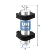 UFI 31 950 00 Yakıt Filtresi 8R0127400A uygun fiyat hızlı kargo