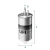 UFI 24 116 00 Yakıt Filtresi 164002137R uygun fiyat hızlı kargo