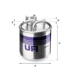 UFI 24 002 00 Yakıt Filtresi 057127435C uygun fiyat hızlı kargo