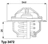 WAHLER BORGWARNER 3472 87D Termostat 03G121113 uygun fiyat hızlı kargo