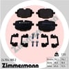 ZIMMERMANN 24704 180 2 Fren Balatası 34216870552 uygun fiyat hızlı kargo