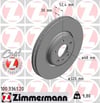 ZIMMERMANN 100336120 Fren Diski 8R0615301 uygun fiyat hızlı kargo