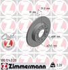 ZIMMERMANN 100 1243 20 Fren Diski 8E0615601B uygun fiyat hızlı kargo