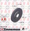 ZIMMERMANN 100 1233 20 Fren Diski 6R0615301 uygun fiyat hızlı kargo