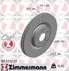 ZIMMERMANN 100 3332 20 Fren Diski 8K0615301K uygun fiyat hızlı kargo