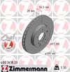 ZIMMERMANN 400 3618 20 Fren Diski 2114210712 uygun fiyat hızlı kargo
