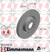 ZIMMERMANN 100330020 Fren Diski 1K0615301AA uygun fiyat hızlı kargo
