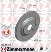 ZIMMERMANN 100 3336 52 Fren Diski 4F0615601B uygun fiyat hızlı kargo