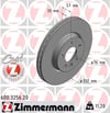 ZIMMERMANN 600 3256 20 Fren Diski 2H6615301 uygun fiyat hızlı kargo