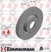 ZIMMERMANN 450522652 Fren Diski LR081594 uygun fiyat hızlı kargo