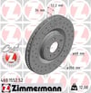 ZIMMERMANN 460 1552 52 Fren Diski 95B615301 uygun fiyat hızlı kargo
