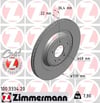 ZIMMERMANN 100 3334 20 Fren Diski 8K0615601C uygun fiyat hızlı kargo