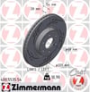 ZIMMERMANN 400 5535 54 Fren Diski 40206 5XA0A uygun fiyat hızlı kargo