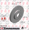 ZIMMERMANN 100 3331 20 Fren Diski 8K0615301A uygun fiyat hızlı kargo