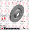 ZIMMERMANN 100 3305 52 Fren Diski 4E0615301P uygun fiyat hızlı kargo