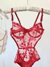Lovely Kırmızı Bodysuit