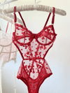 Lovely Kırmızı Bodysuit