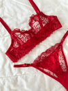 Marte Kırmızı Bralet Takım
