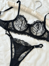Marte Siyah Bralet Takım