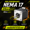 Nema 17 48mm-2A-24mm Şaft