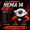 UMR3D NEMA 14 Extruder Step Motor 21mm 1A 10 Diş