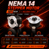 UMR3D NEMA 14 Extruder Step Motor 21mm 1A 10 Diş