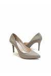Arvenshoes Haki̇ki̇ Deri̇ Arkasi Açik Sti̇letto 1383