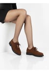 Karvenshoes Dişi Haki̇ki̇ Süet İçi̇ Haki̇ki̇ Deri̇ Ayakkabi 350