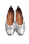 Karvenshoes Haki̇ki̇ Deri̇ Lame Renk Babet