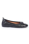 Karvenshoes Haki̇ki̇ Deri̇ Si̇yah Renk Babet 59