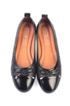 Karvenshoes Haki̇ki̇ Deri̇ Si̇yah Renk Babet 59
