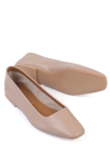 Karvenshoes Haki̇ki̇ Deri̇ Ten Renk Babet 24880
