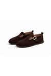Karvenshoes Haki̇ki̇ Kahverengi̇ Süet Ayakkabi 4403