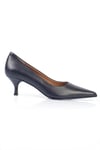 Karvenshoes Haki̇ki̇ Lacivert Deri̇ Sti̇letto 25261