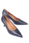 Karvenshoes Haki̇ki̇ Lacivert Deri̇ Sti̇letto 25261