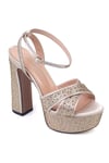 Karvenshoes Platform Taşlı Abiye 6234