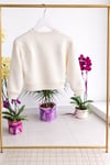 Little kız çocuk sweat/ yeşil-krem