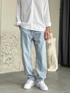 Bel Lastik İpli Baggy Kot Pantolon