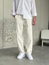 Bel Lastik İpli Jogger Krem Pantolon 