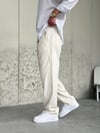 Bel Lastik İpli Jogger Krem Pantolon 