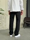 Füme Taşlamalı Baggy Kot Pantolon