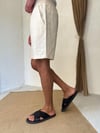 Gabardin Krem Keten Şort 